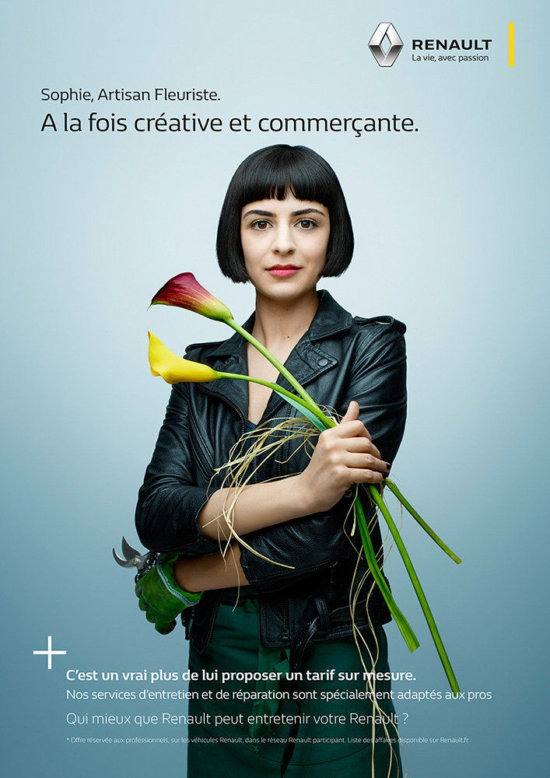 FLEURISTE_AB-copie - Renault - Denis Rouvre  - Commissions  - Anne-Marie Gardinier Photographic Agency - Paris