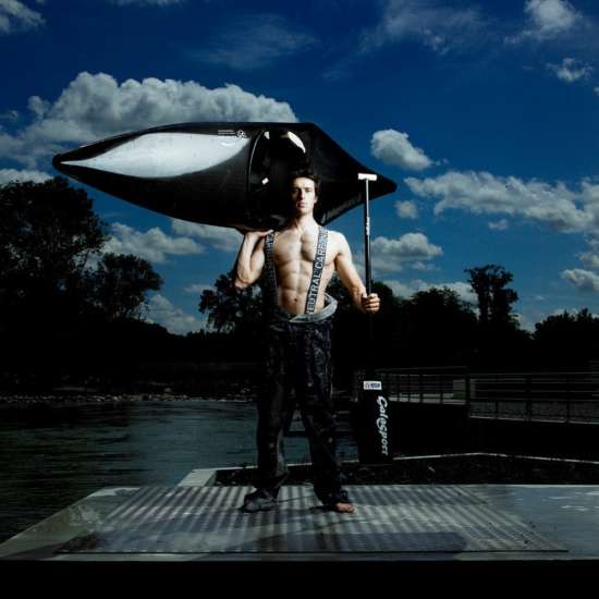 Tony-Estanguet-095105-95105 - GRAVURE DE SPORT - Denis Rouvre  - Overview  - Anne-Marie Gardinier Photographic Agency - Paris