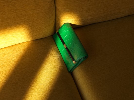 GreenClutchbag_02_BDEF - Jason Hindley – Bags - Jason Hindley  - Still life  - Anne-Marie Gardinier Photographic Agency - Paris