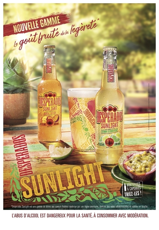 DESP05-01_AFF_SUNLIGHT_CITRON-MANGUE_1185x1750_1-5_V3 - Jason Hindley for Desperados - Jason Hindley  - Commissions Production  - Anne-Marie Gardinier Photographic Agency - Paris